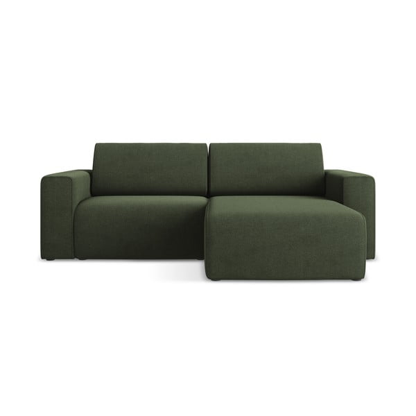 Zelená rohová pohovka (pravý roh) Kalea – Makamii