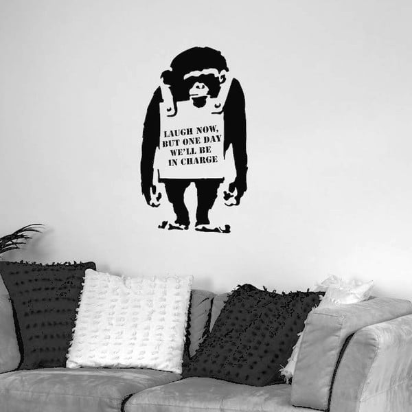 Samolepka na zeď Monkey by Banksy
