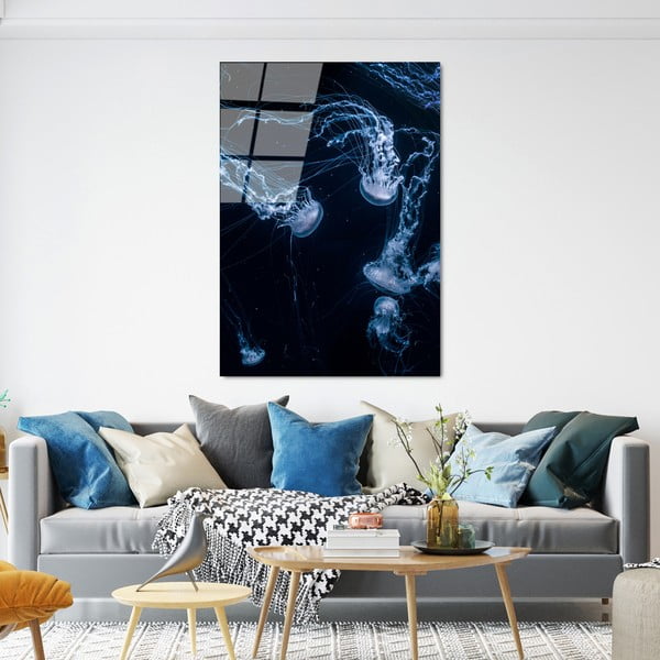 Skleněný obraz 70x100 cm Jelly Fish – Wallity-image-2