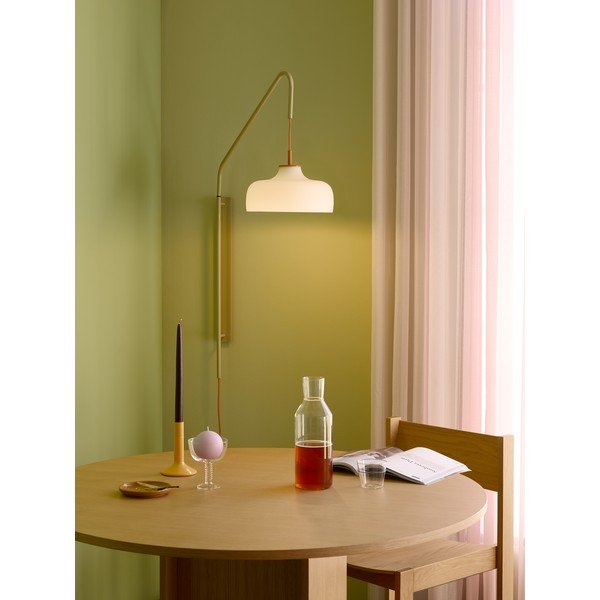 Bílé/béžové nástěnné svítidlo do zásuvky ø 29 cm Current – Hübsch-image-1