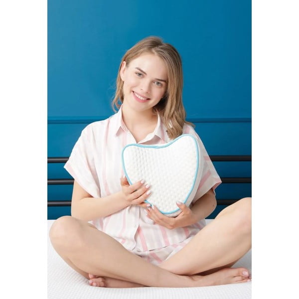 Ergonomický polštář s výplní z paměťové pěny 23x23 cm – Mila Home-image-3