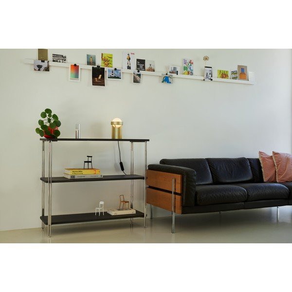 Stmívatelná stolní lampa ve zlaté barvě se skleněným stínidlem (výška 22 cm) Loop – tala-image-1