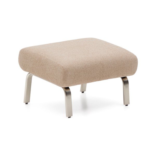 Světle hnědá žinylková podnožka Amsen – Kave Home