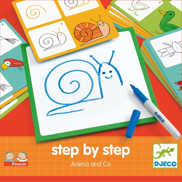 Kreativní sada Djeco Step By Step Zvířátka-image-1