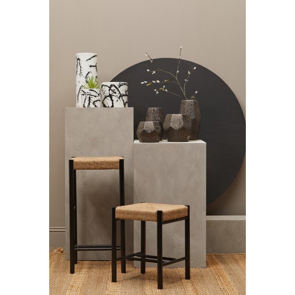 Černá/v přírodní barvě barová stolička z bukového dřeva (výška sedáku 72 cm) Bandar – Premier Housewares-image-3