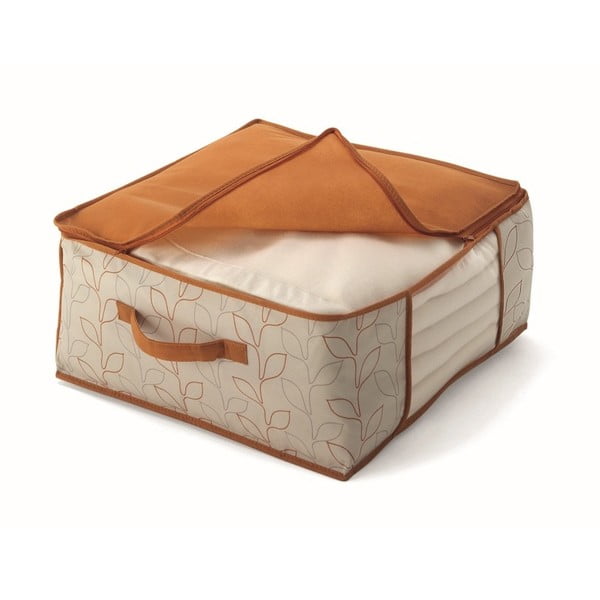 Oranžový úložný box na přikrývky Cosatto Bloom, šířka 45 cm
