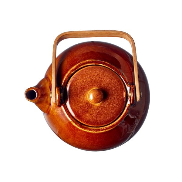 Jantarová keramická konvice na čaj se sítkem 1,2 l Gastro Amber – Bitz-image-2