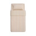 Béžové dětské povlečení na jednolůžko z Bio bavlny s prostěradlem 150x220 cm Indani – Kave Home