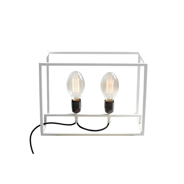 Bílá stolní lampa Custom Form Metric