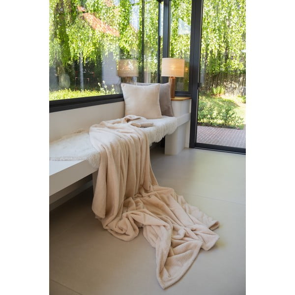 Slonovinová deka z mikroplyše 150x200 cm Pippa – Tiseco Home Studio-image-4