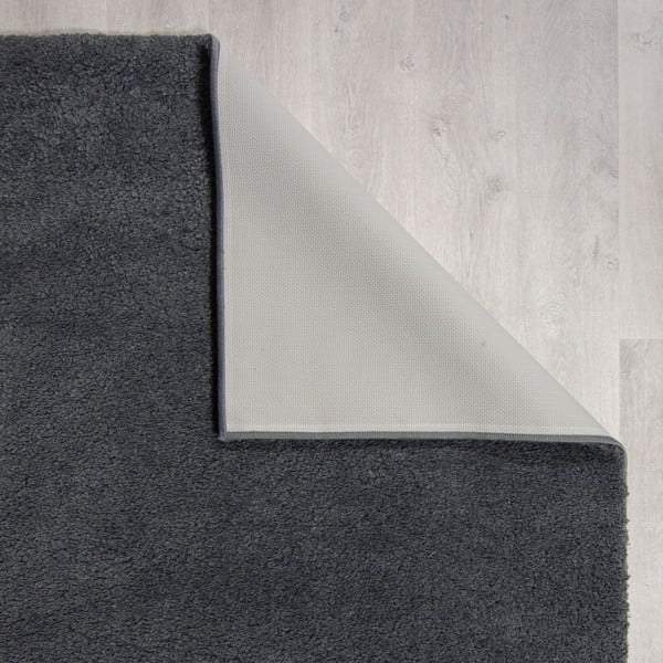 Tmavě šedý pratelný koberec z recyklovaných vláken 80x150 cm Fluffy – Flair Rugs-image-2