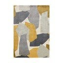 Ručně tkaný koberec z recyklovaných vláken v okrově žluté a šedé barvě 160x230 cm Romy – Asiatic Carpets