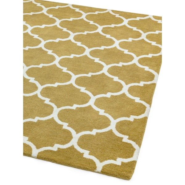 Okrově žlutý ručně tkaný vlněný koberec 200x290 cm Albany – Asiatic Carpets-image-4