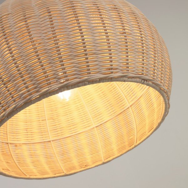 Ratanové stínidlo v přírodní barvě ø 45 cm Deyarina – Kave Home-image-1