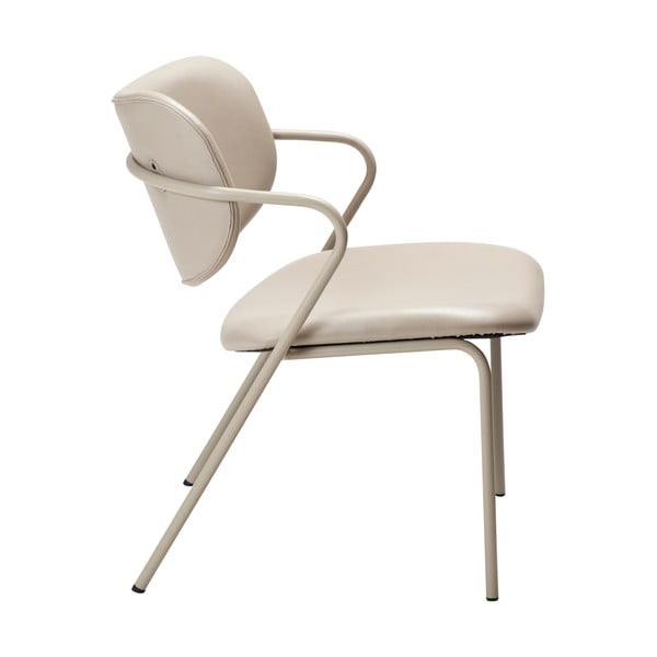 Béžové křeslo z imitace kůže Zed – DAN-FORM Denmark-image-3
