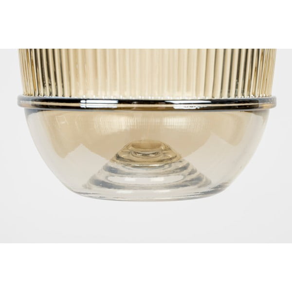 Závěsné svítidlo ve zlaté barvě se skleněným stínítkem ø 12 cm Robin - White Label-image-4