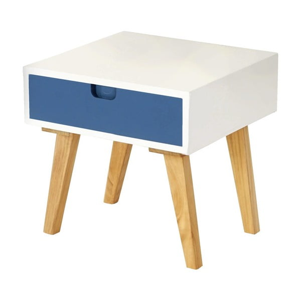 Noční stolek Vaasa Blue, 40x40 cm