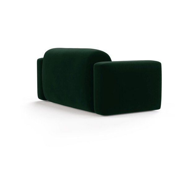 Tmavě zelená sametová pohovka 180 cm Strino – Cosmopolitan Design-image-2