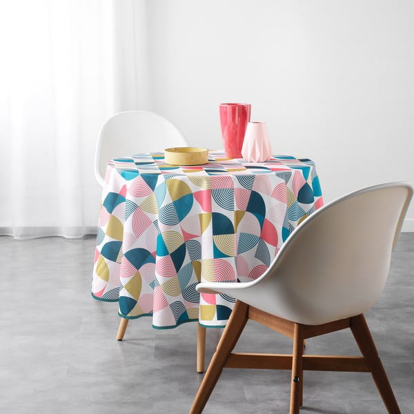 Ubrus ø 180 cm Rythmo – douceur d'intérieur-image-1