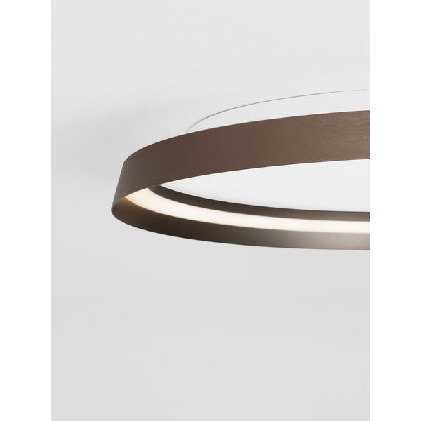 Hnědé hliníkové LED stmívatelné stropní svítidlo Ormi – Nova Luce-image-2