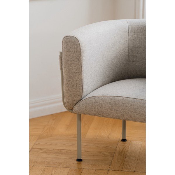 Šedé vlněné křeslo Ubi – noo.ma-image-3