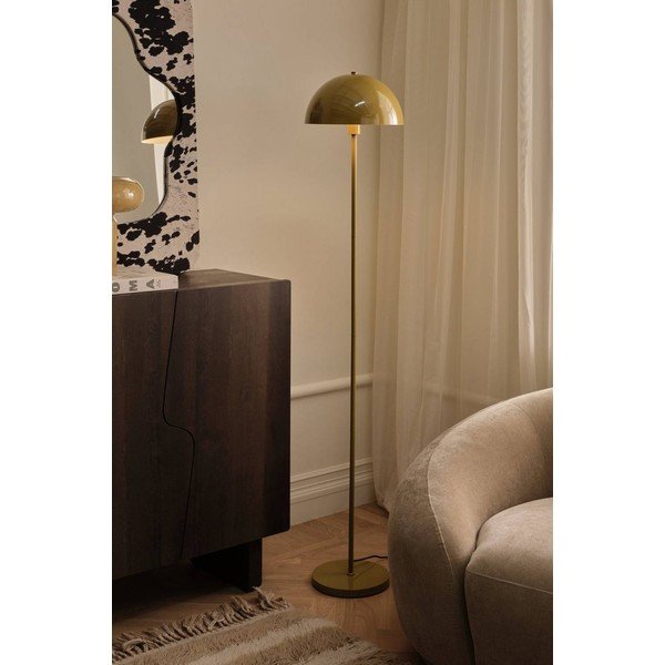 Khaki kovová stojací lampa (výška 160 cm) Morris – Ellos Home-image-1