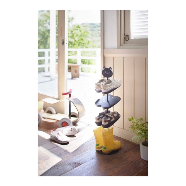 Černý kovový dětský botník Kid's Shoe Rack – YAMAZAKI-image-1