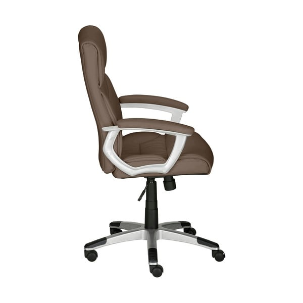 Hnědá kancelářská židle z imitace kůže Flori – Støraa-image-2