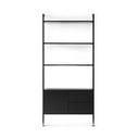 Černá knihovna v dekoru dubu 94x210 cm Edge by Hammel - Hammel Furniture