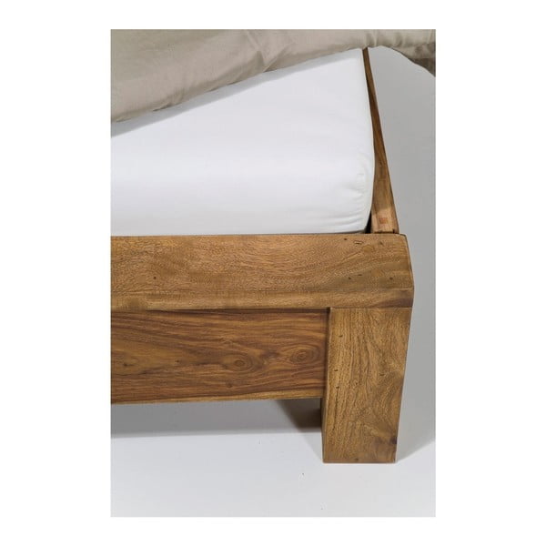 Postel z exotických dřevin Kare Design Authentico Bett, 160 x 200 cm-image-2