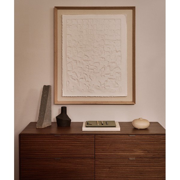 Komoda v dekoru ořechu v tmavě přírodní barvě 120x75x50 cm Norlen – Kave Home-image-4