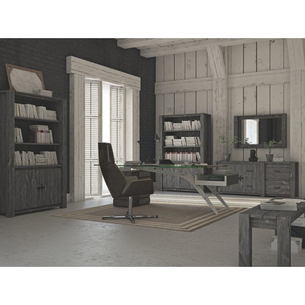 Skříňka Seart z masivní borovice, 120x77 cm-image-4