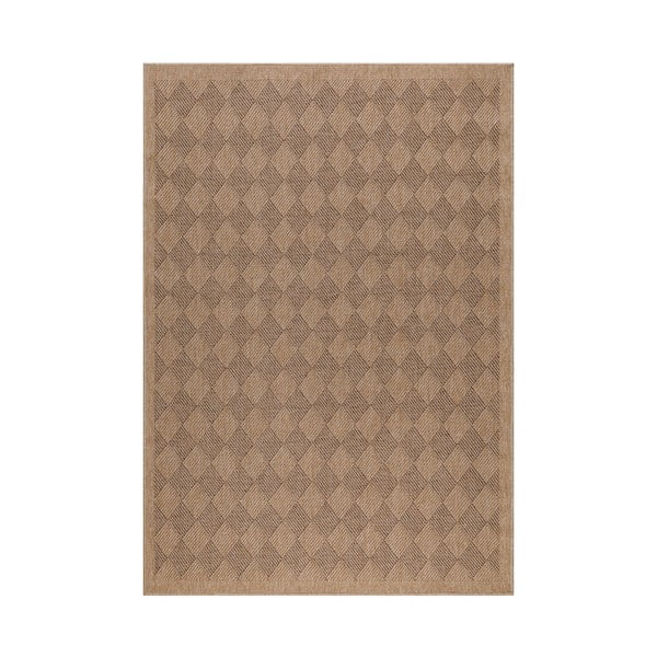 Venkovní koberec v černo-přírodní barvě 80x150 cm Dhaka – Ayyildiz Carpets