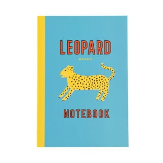 Zápisník 60 stránek formát A5 Leopard – Rex London