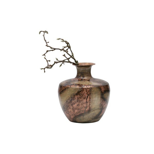 Dekorativní váza z recyklovaného kovu BePureHome, ø 30 cm-image-2