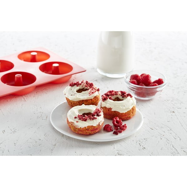 Silikonová forma na pečení donutů 17,5x30,5 cm – Lékué-image-3