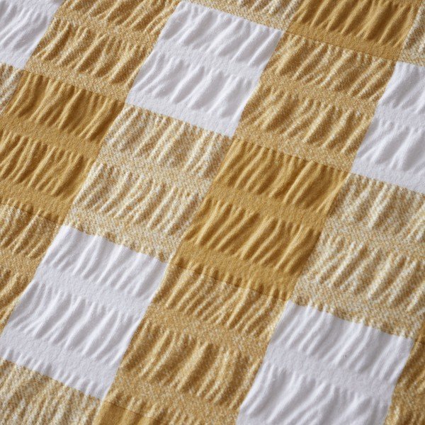 Žluté flanelové povlečení na jednolůžko 135x200 cm Gingham Check – Catherine Lansfield-image-4