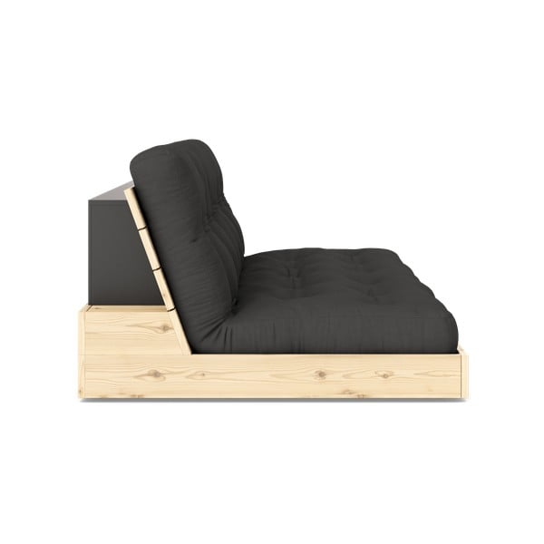 Tmavě šedá rozkládací pohovka 196 cm Base – Karup Design-image-3