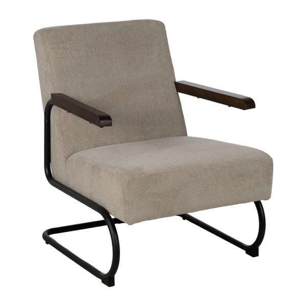 Taupe žinylkové křeslo Industra – Ixia