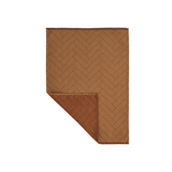 Hnědá kuchyňská utěrka z bavlny Södahl, 50 x 70 cm-image-2