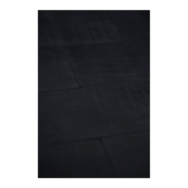 Černý koberec z pravé kůže Fuhrhome Athens, 120 x 180 cm-image-1