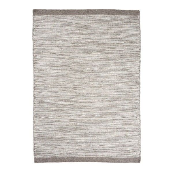 Vlněný koberec Asko, 80x250 cm, stříbrný