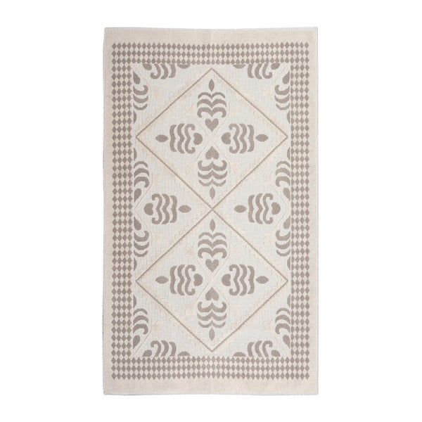 Krémový bavlněný koberec Floorist Flair, 80  x  300 cm