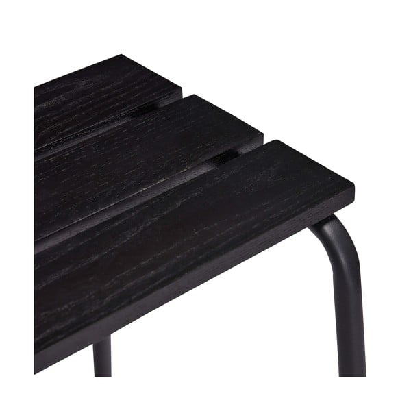 Černé barové stoličky v sadě 2 ks (výška sedáku 76 cm) Stilt – Hübsch-image-3