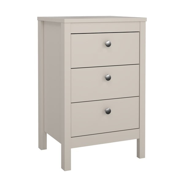Šedobéžový noční stolek Madrid – Tvilum-image-4