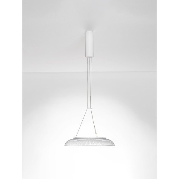 Matně bílé hliníkové LED závěsné svítidlo se stínidlem z akrylového skla ø 40 cm Mantle – Nova Luce-image-4