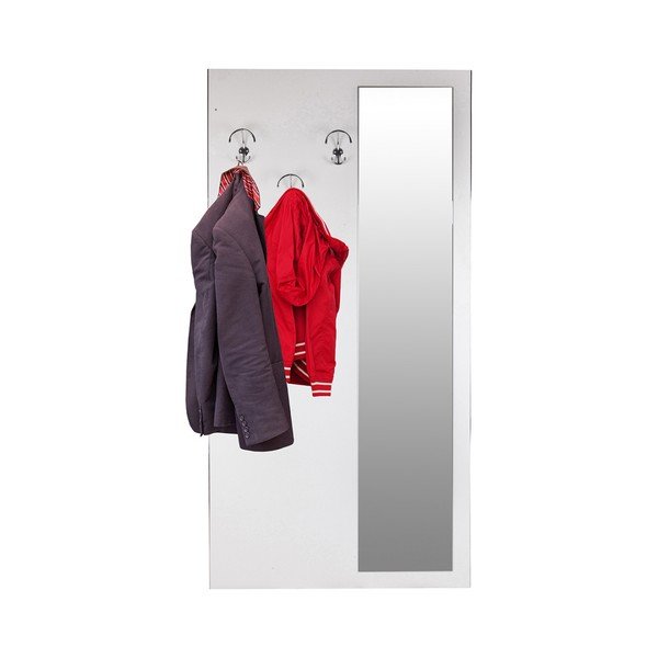 Nástěnný věšák se zrcadlem Polly, 90 x 180 cm-image-3