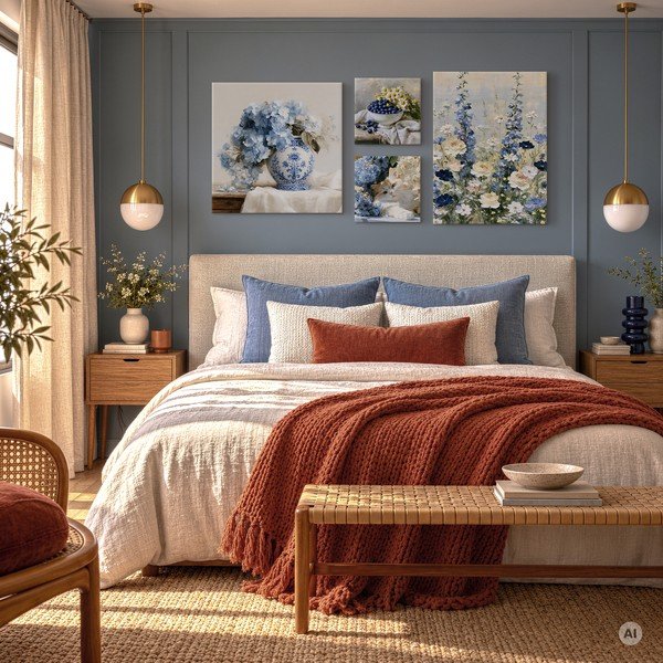 Tištěný obraz na plátně 60x80 cm Blue Meadow – Styler-image-2