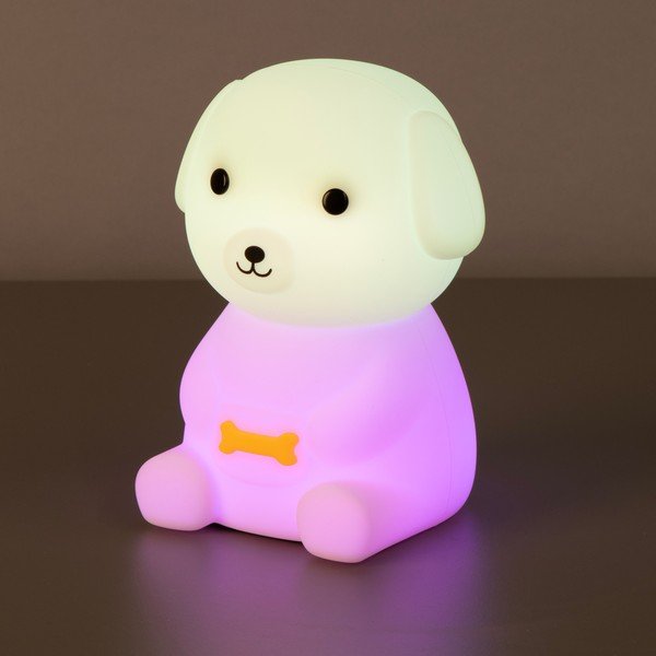 Bílé dětské noční světlo Leo – Fischer & Honsel-image-1