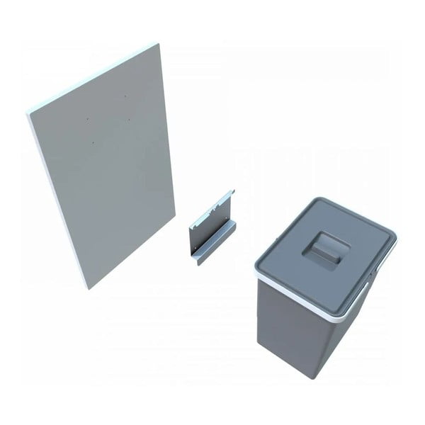 Vestavěný plastový odpadkový koš 15 l Easy - Elletipi-image-2